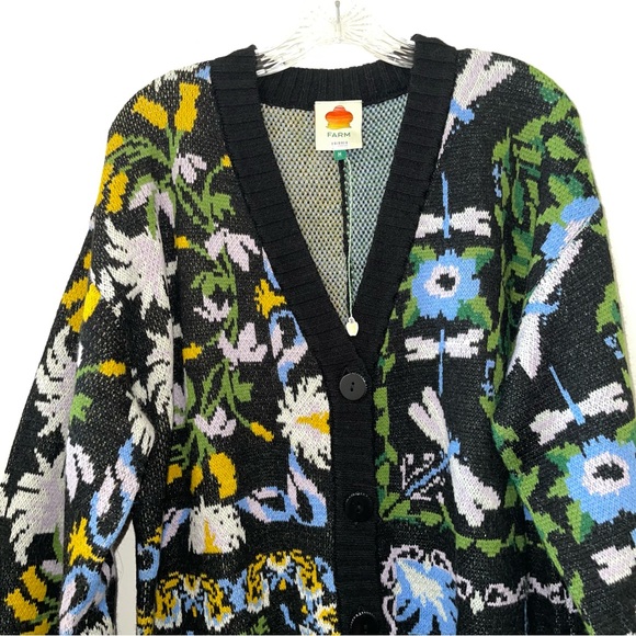 FARM Rio Multicolor Floral Cardigan - Picture 8 of 13